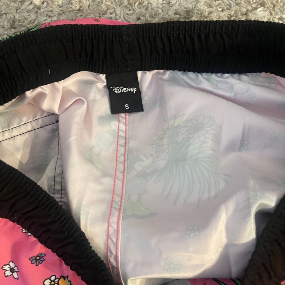 Disney x Neff Pink Mickey Tropical Swim Trunks S - Picture 8 of 9